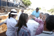 Prefeito visita obra da nova sede do Arquivo Público