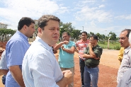 Praça do campo comunitário do Nenezão é urbanizada. 