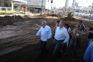 Ritmo das obras no centro está acelerado